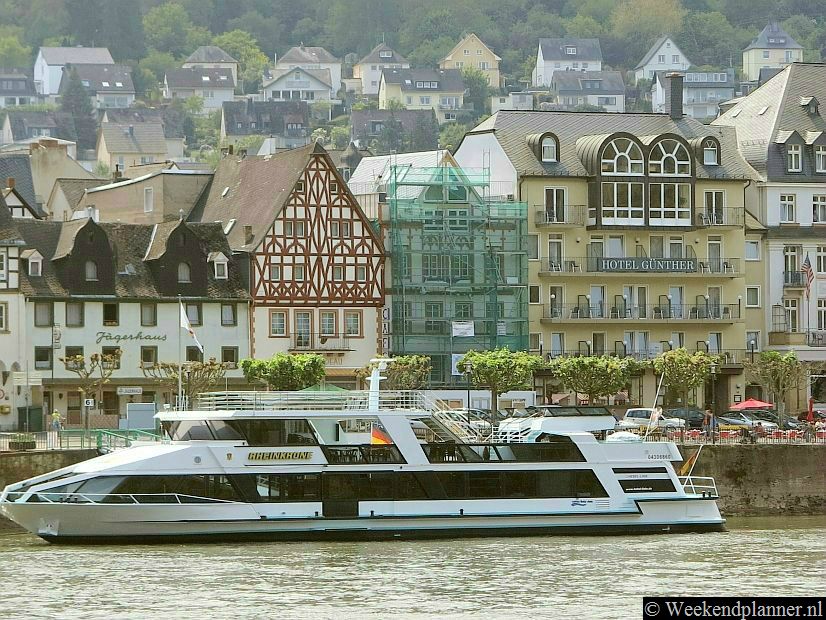 Boppard ligt centraal in het romantische UNESCO Welterbe Mittelrheintal. Hier langs de Rijn liggen meer dan 40 kastelen en kasteelruïnes. De romantische hoge rots Loreley ligt dichtbij. Tip: De attracties van de Loreley.