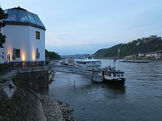Veerboten in Koblenz