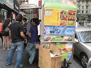 snacks op straat