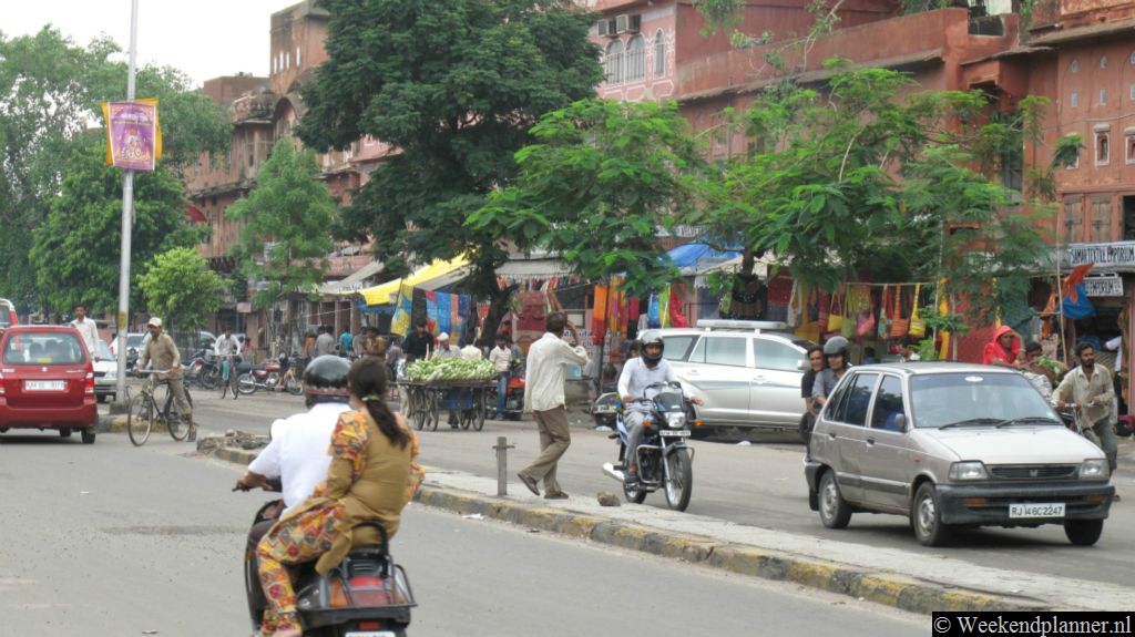 Het centrum van Jaipur.
