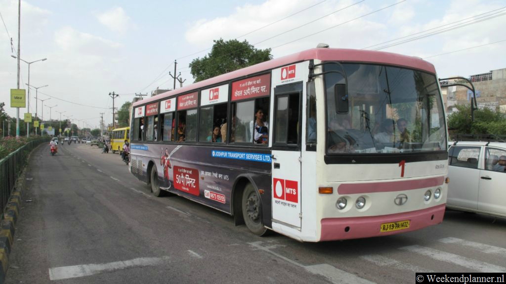 Een bus in Jodphur.