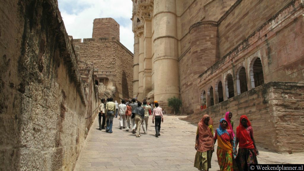 Het Mehrangarh Fort trekt vooral veel Indiase toeristen. Het fort is gebouwd in de vijftiende eeuw.