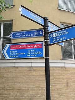fietsroutes in Londen