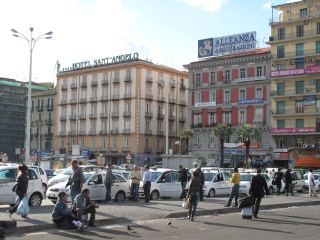 Taxi in Napels