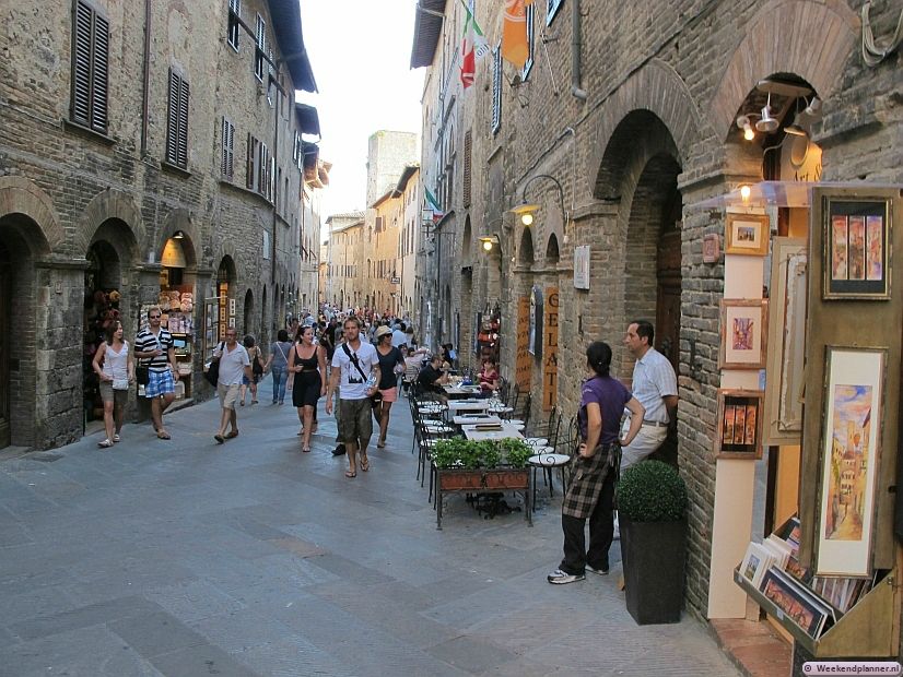 Het historische centrum van San Gimignano staat met haar goed bewaard gebleven middeleeuwse centrum in de lijst van werelderfgoederen van UNESCO.