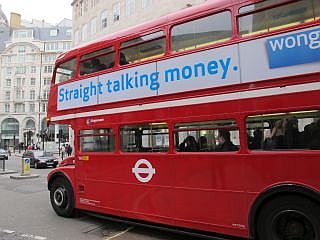 Dubbeldekker in Londen