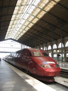 trein in Parijs